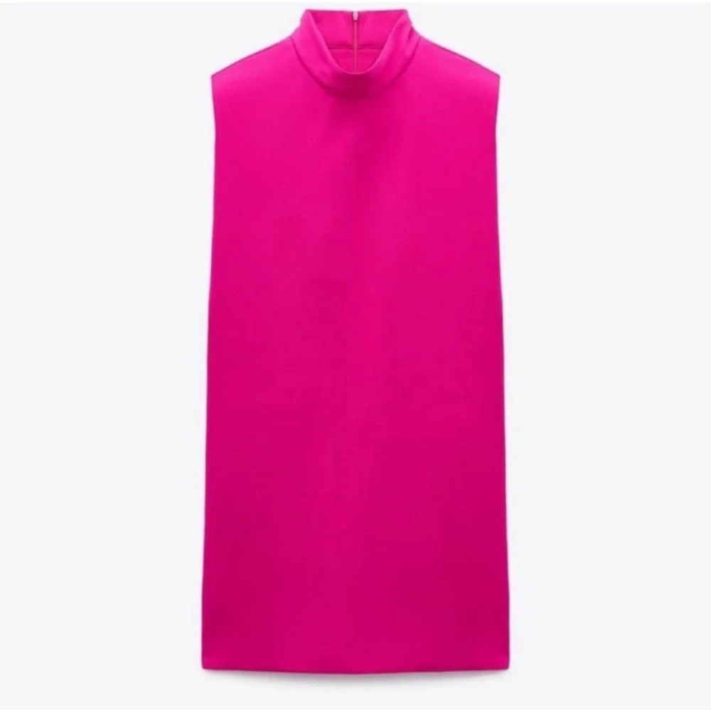 ✨ Hot Pink Zara Mini Dress ✨ - Picture 3 of 4
